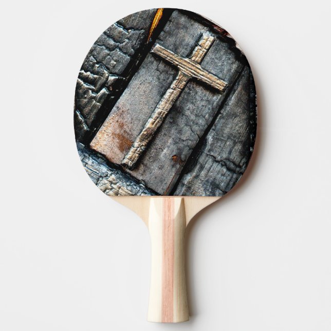 Cross of Protection Ping-Pong Paddle (Front)