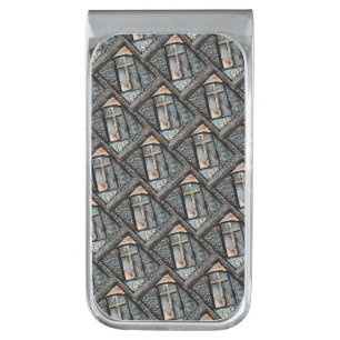 Cross of Protection Silver Finish Money Clip
