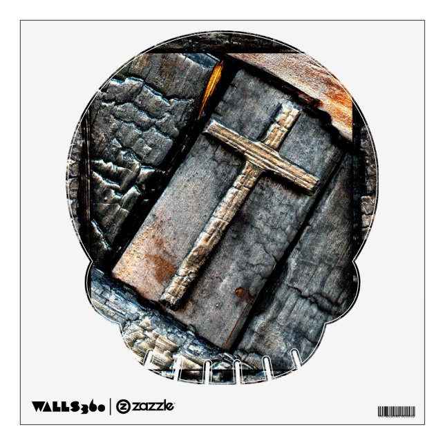 Cross of Protection Wall Sticker (Front)