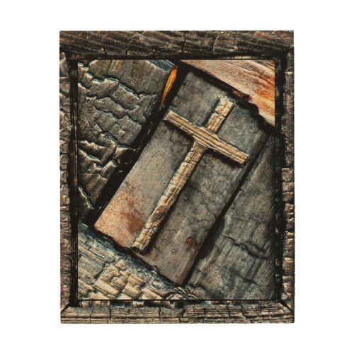 Cross of Protection Wood Wall Decor