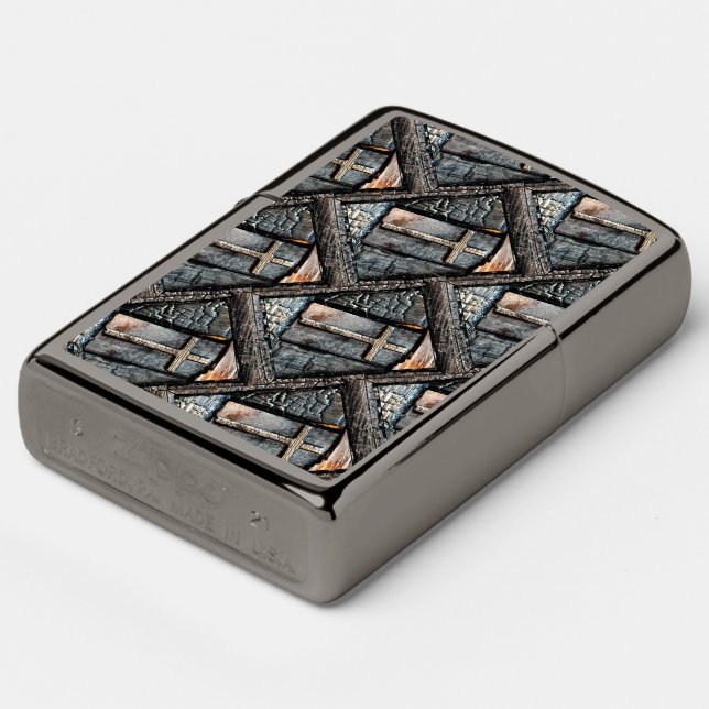 Cross of Protection  Zippo Lighter (Angle)