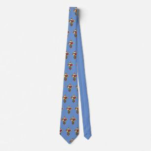 Cross of Roses Floral Devotional Art Neck Tie