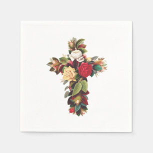 Cross of Roses Napkins