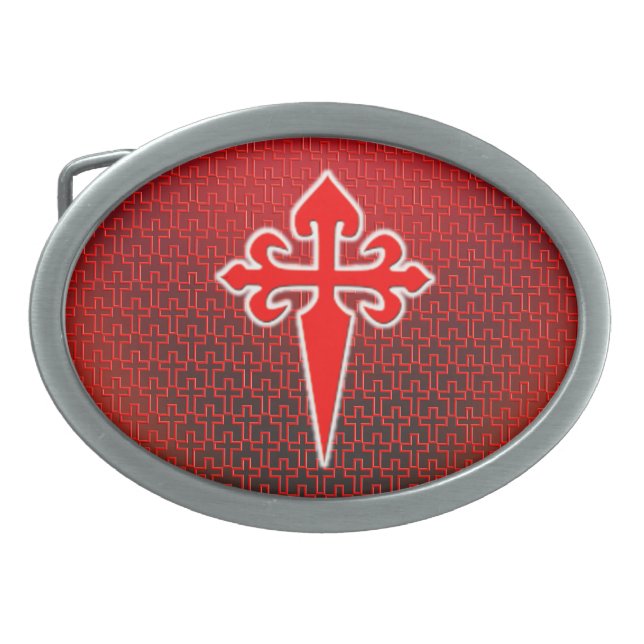 Cross of Saint James Belt Buckle (Front)