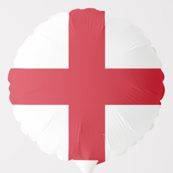 Cross Of St George ~ Flag Of England Balloon by SunshineDazzle at Zazzle