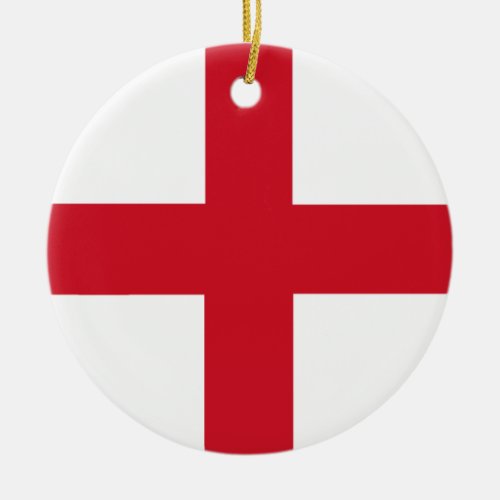 Cross of St George  Flag of England  Ceramic Ornament