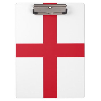 Cross Of St George ~ Flag Of England  Clipboard by SunshineDazzle at Zazzle