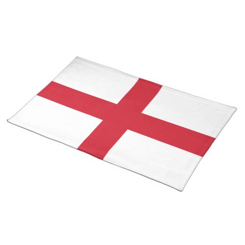 Cross of St George  Flag of England Cloth Placemat