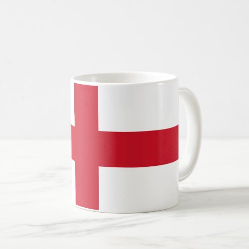 Cross of St George  Flag of England Coffee Mug