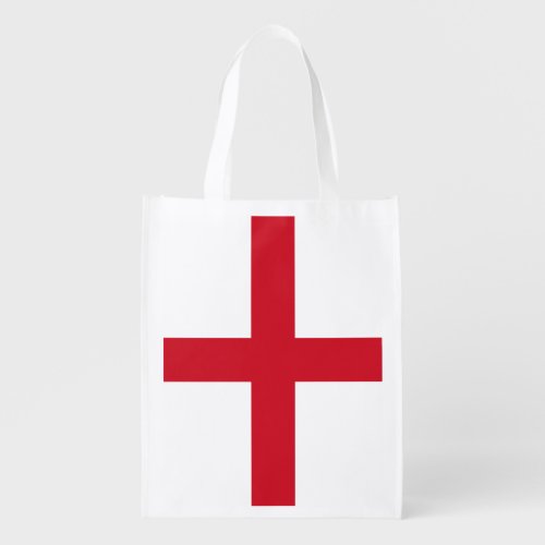 Cross of St George  Flag of England Grocery Bag