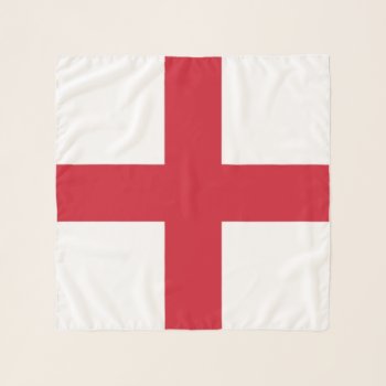 Cross Of St George ~ Flag Of England Scarf by SunshineDazzle at Zazzle