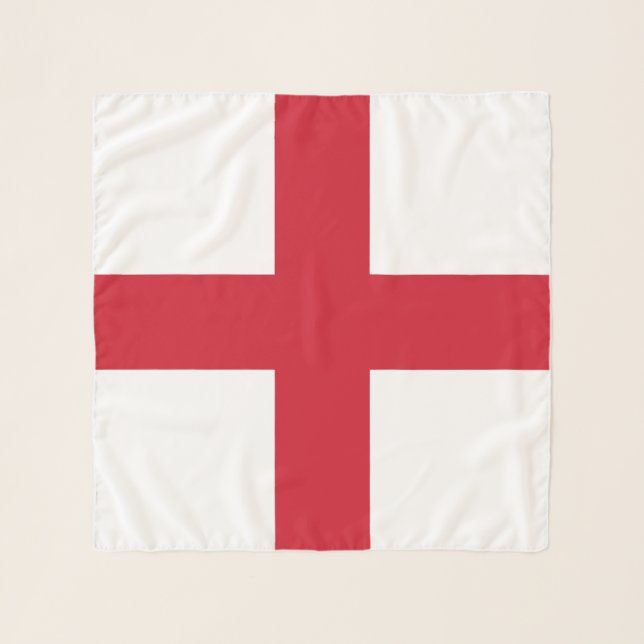 Cross of St George ~ Flag of England Scarf (Front)