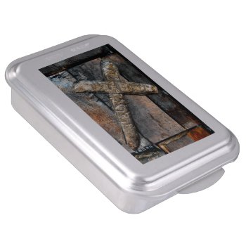 Cross Of Strength Cake Pan by JTHoward at Zazzle