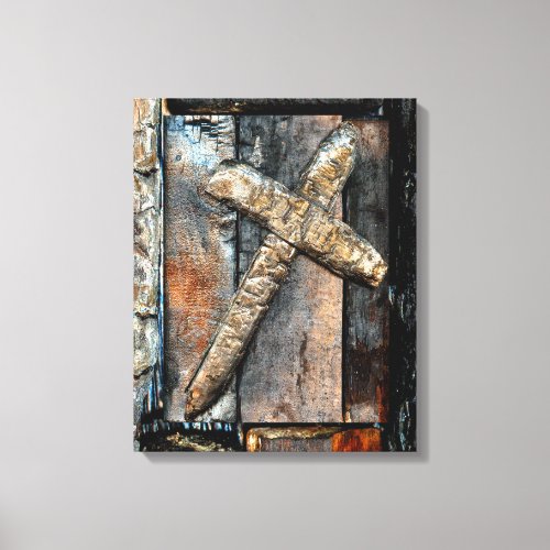 Cross of Strength Canvas Print