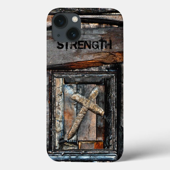 Cross of Strength Case-Mate iPhone Case (Back)