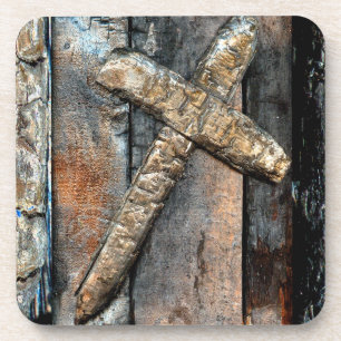 Cross of Strength Drink Coaster