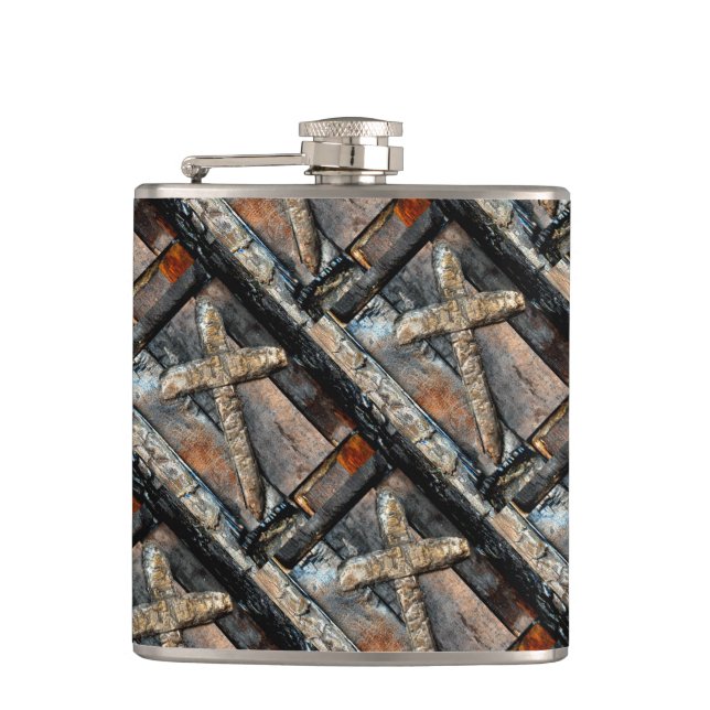 Cross of Strength    Flask (Front)