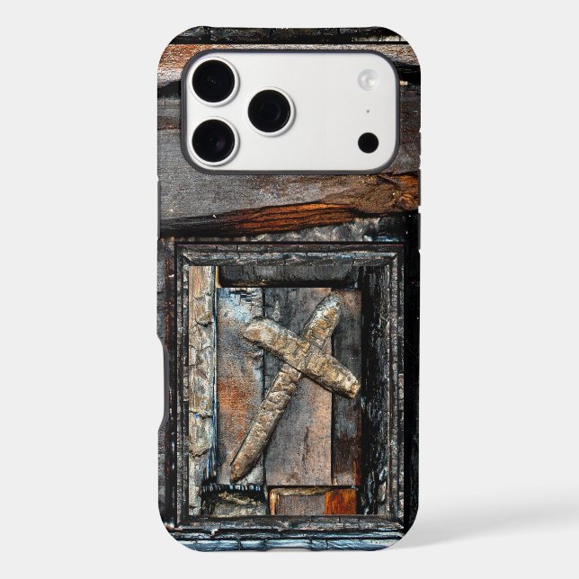 Cross of Strength Iphone Case (Back)