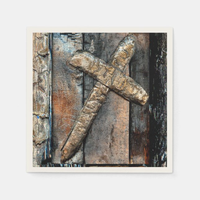 Cross of Strength Paper Napkins (Front)