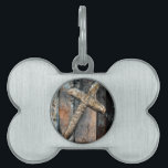 Cross of Strength Pet ID Tag<br><div class="desc">Cross of Strength</div>