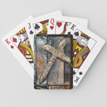 Cross Of Strength Playing Cards by JTHoward at Zazzle