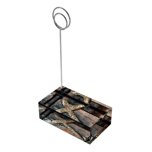 Cross of Strength Table Number Holder (Corner)