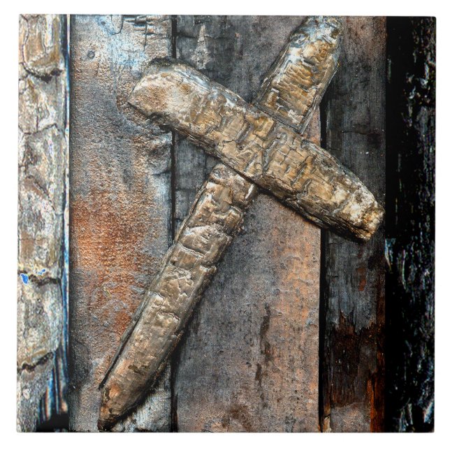 Cross of Strength Tile (Front)