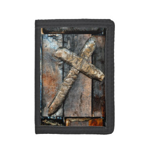 Cross of Strength Tri-fold Wallet