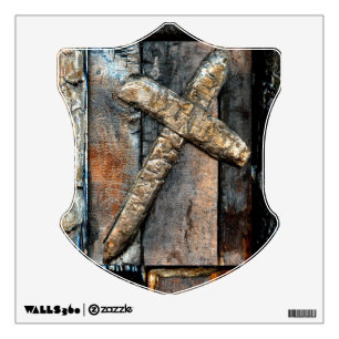 Cross of Strength Wall Decal