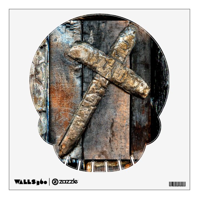 Cross of Strength Wall Sticker (Front)
