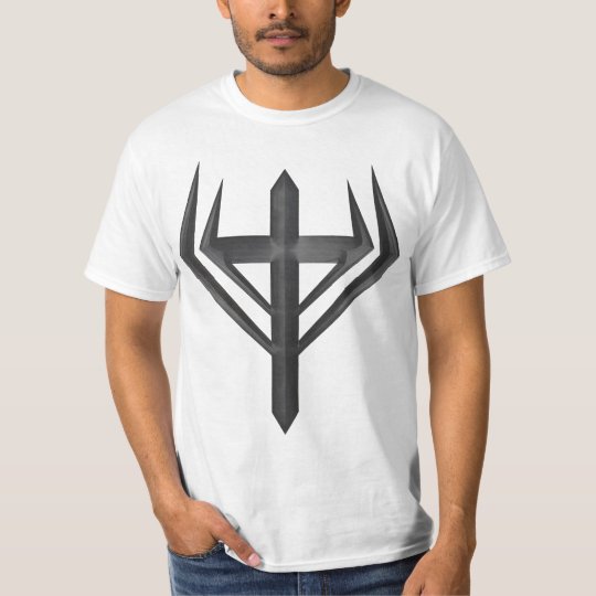 Cross of the Four Horsemen - Brushed Steel - F&B T-Shirt