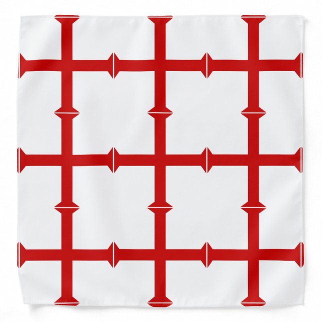 Cross of the Knights Templar Bandana (Front)