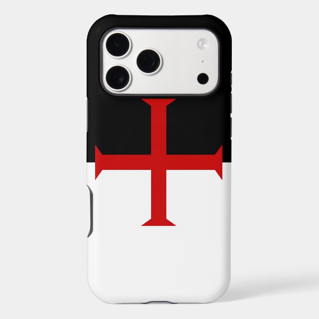Cross of the Knights Templar Iphone Case (Back)
