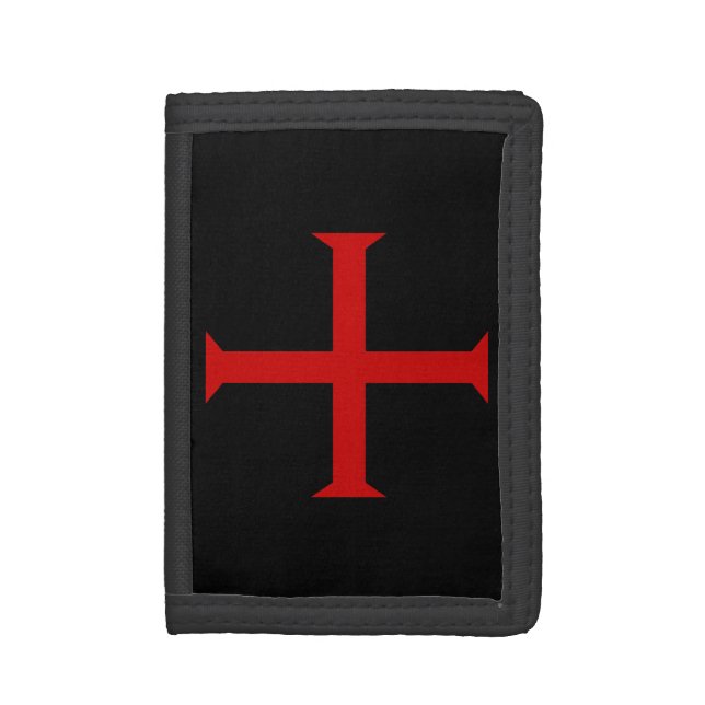 Cross of the Knights Templar Trifold Wallet (Front Vertical)