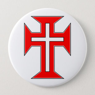 Cross of The Military Order of Christ Button