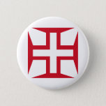 Cross Of The Order Of Christ Pinback Button at Zazzle