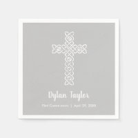 Cross on Platinum Communion Baptism Christening