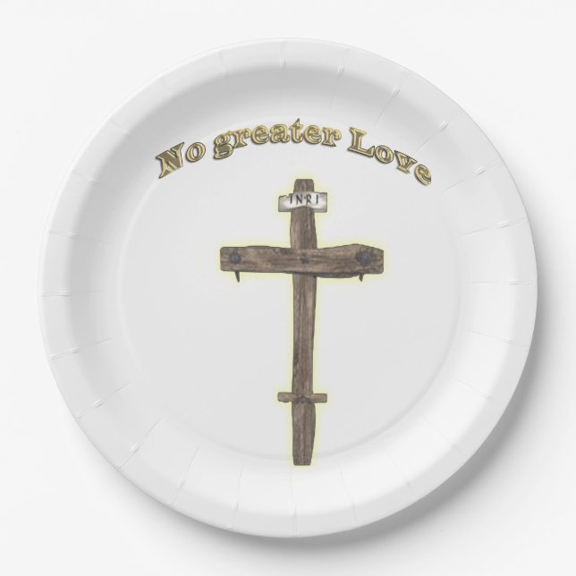 Cross Paper Plates (Front)