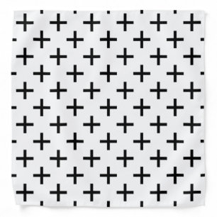 Cross Pattern Bandana