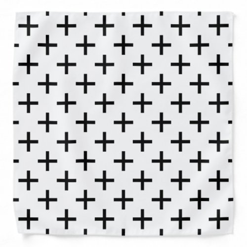 Cross Pattern Bandana