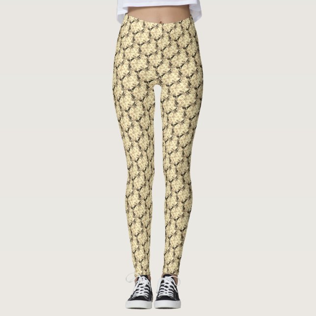 Cross pattern leggings design (Front)