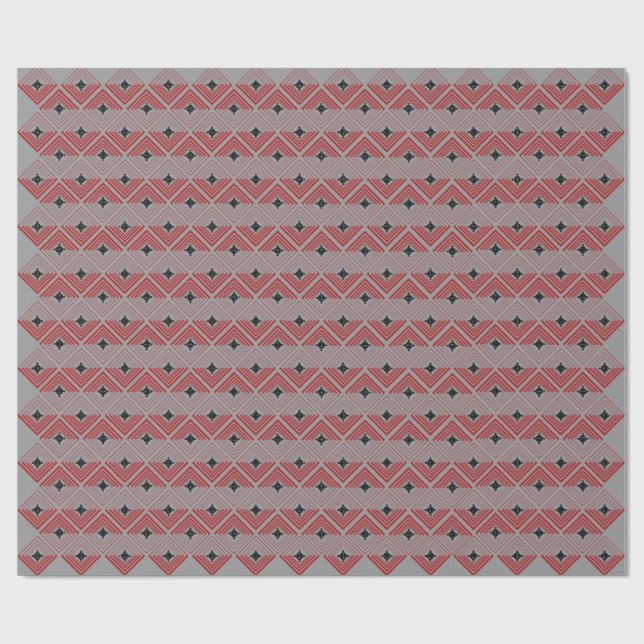 Cross Pendant pattern Wrapping Paper (Flat)