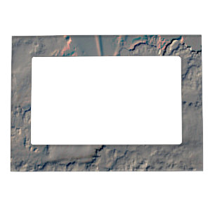 CROSS POPPING OUT FROM ROCK MAGNETIC FRAME