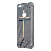 CROSS POPPING OUT FROM ROCK UNCOMMON GOOGLE PIXEL CASE (Back/Left)