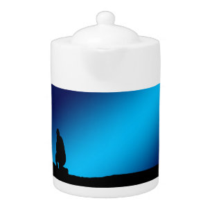 Cross Prayer Banner Teapot