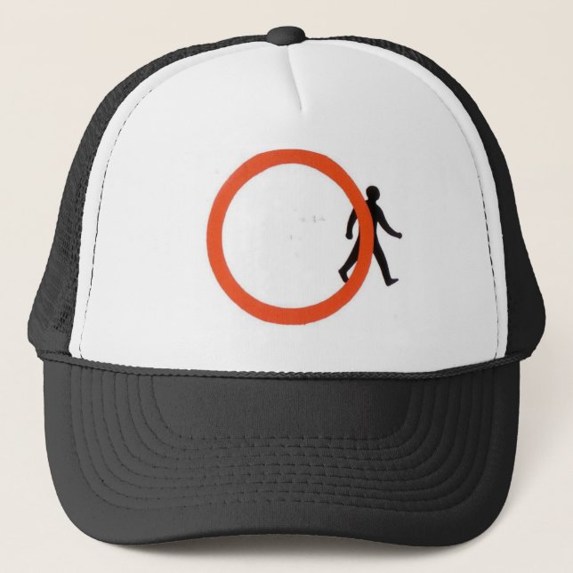 Cross Prohibition Trucker Hat (Front)