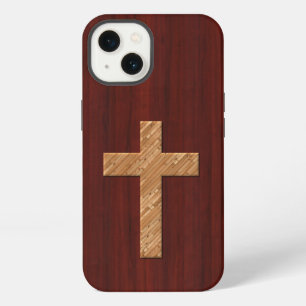 Cross: Redwood with Ebossed White Pine iPhone 13 Case
