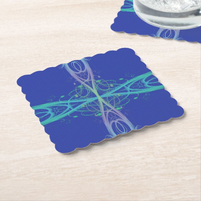 Cross Roads Paper Coaster (Angled)
