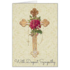 Cross Rose Holy Rosary Condolence Sympathy