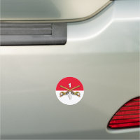 Cross Sabers Car Magnet